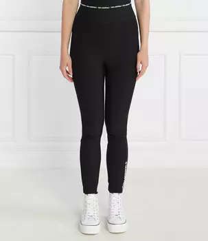 Леггинсы Karl Lagerfeld jersey punto Extra slim fit, черный