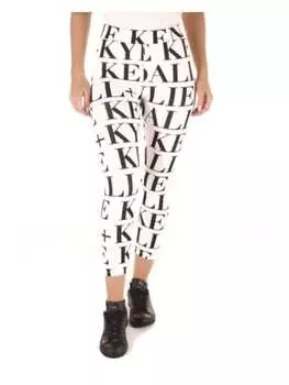 Леггинсы Kendall + Kylie, белый/черный