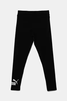 Леггинсы Kids ESS № 1 с логотипом Puma, черный