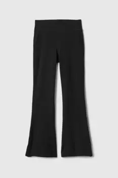 Леггинсы клеш из эластичного трикотажа (4 13 лет) Gap, черный