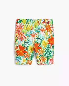 Леггинсы короткие с принтом для девочек Desigual, мультиколор