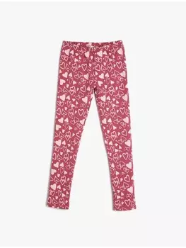 Леггинсы KOTON, цвет rosa gemustert