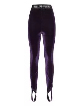 Леггинсы Кристалл PHILIPP PLEIN, фиолетовый