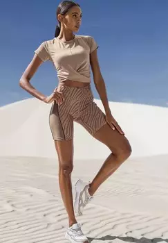 Леггинсы LASCANA Active, коричневый