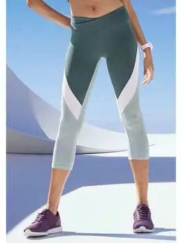 Леггинсы LASCANA ACTIVE, зеленый