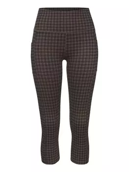 Леггинсы LASCANA Caprileggings, коричневый