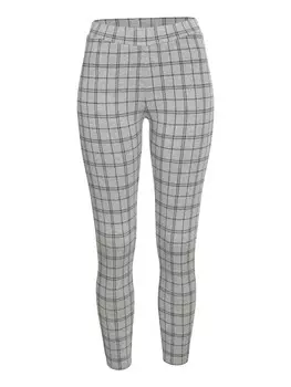 Леггинсы LASCANA, цвет grau mit schwarzem karodesign