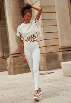 Леггинсы LASCANA, цвет offwhite