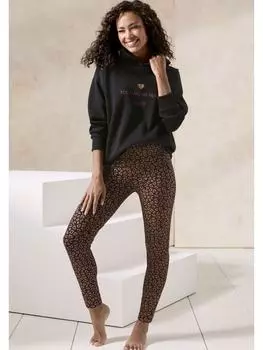 Леггинсы LASCANA, цвет schwarz-leo