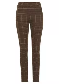 Леггинсы Lascana, коричневый