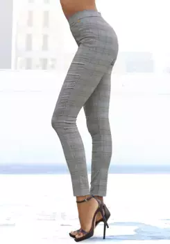 Леггинсы LASCANA с клетчатым узором, цвет Kariert