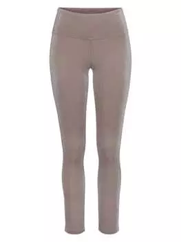Леггинсы LASCANA, серо-коричневый
