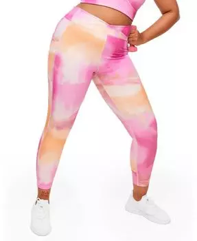 Леггинсы Lotus Crossover с высокой посадкой больших размеров Adore Me, розовый