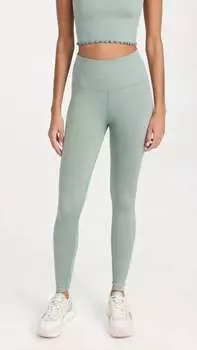 Леггинсы Love Sculpt 7/8 с оборками в цвете Sage Spiritual Gangster