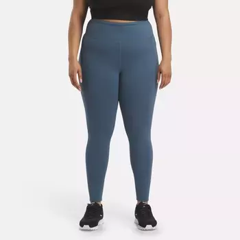 Леггинсы Lux с высокой посадкой (большие размеры) Reebok, синий