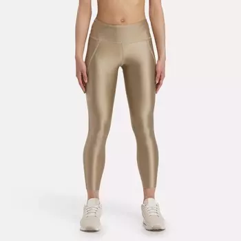 Леггинсы Lux Shine с высокой посадкой Reebok, бежевый