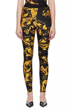 Леггинсы Lycra Barocco Versace Jeans Couture, мультиколор