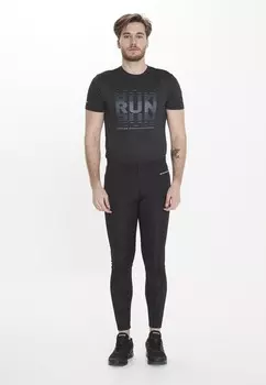 Леггинсы MALAGA M LONG RUN TIGHTS Endurance, черный