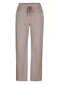 Леггинсы MIAMODA Lederhose, серо коричневый