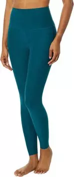 Леггинсы миди с высокой талией Spacedye Beyond Yoga, цвет Lunar Teal Heather