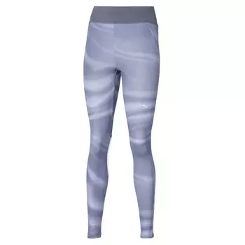 Леггинсы Mizuno Printed, синий