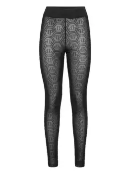 Леггинсы Monogram Strass Philipp Plein