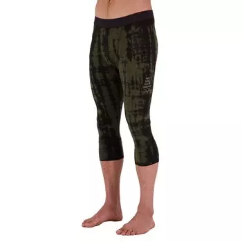 Леггинсы Mons Royale Cascade Flex 3/4, зеленый