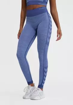 Леггинсы MT SHINE SEAMLESS Hummel, синий
