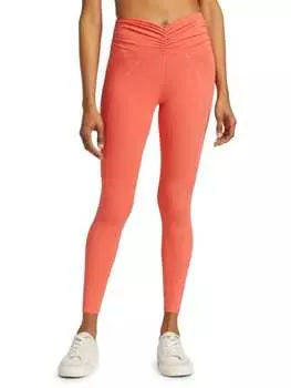 Леггинсы n:philanthropy с рюшами merrick, танго/красный