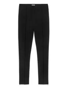 Леггинсы на молнии Arket, черный