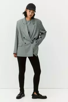 Леггинсы на молнии H&M, черный