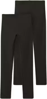 Леггинсы Name It "NKFVIVIAN 2P LEGGING" (комплект, 2 шт.), черный