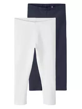 Леггинсы NAME IT Skinny Leggings Vivian, цвет Night blue/White