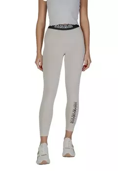 Леггинсы Napapijri хлопковые, белый