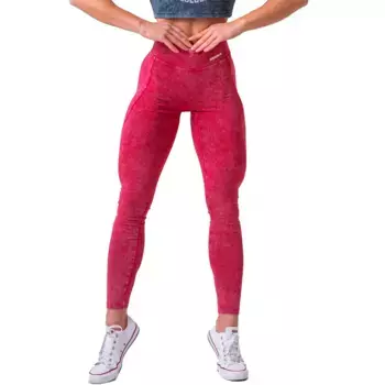 Леггинсы Nebbia Washed high waisted legacy 777, красный