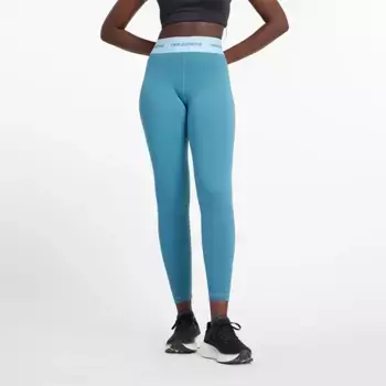 Леггинсы New Balance Sleek Sport 25 high waist, синий