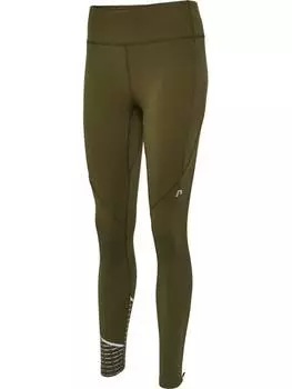 Леггинсы Newline Leggings, зеленый