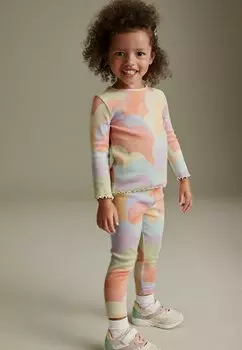 Леггинсы Next, персиково-розовая радуга