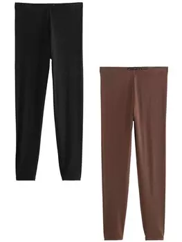 Леггинсы Next Skinny Leggings, цвет brown/black
