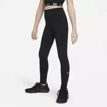 Леггинсы Nike Dri-FIT One, черный/белый