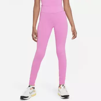 Леггинсы Nike Dri-FIT One, цвет Playful Pink/White