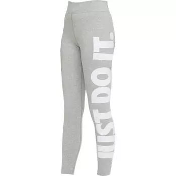 Леггинсы Nike Essential Just Do It GX женские, цвет Dunkelgrau/Wei