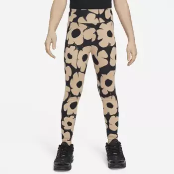 Леггинсы Nike Floral, черный