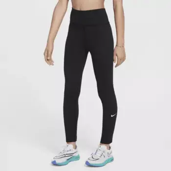 Леггинсы Nike One, черный/белый