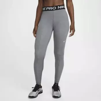 Леггинсы Nike Pro, цвет Smoke Grey/Heather/Black/White