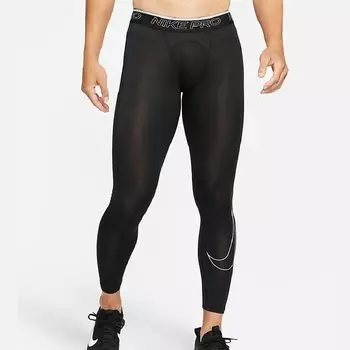 Леггинсы Nike Pro Dri-FIT, черный/белый