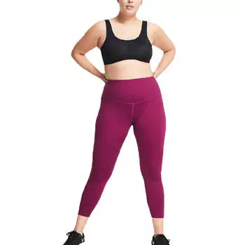 Леггинсы Nike Running Plus Swoosh Dri-FIT 7/8, фиолетовый