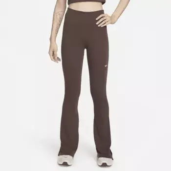 Леггинсы Nike Sportswear Chill Knit, цвет Baroque Brown/Sail