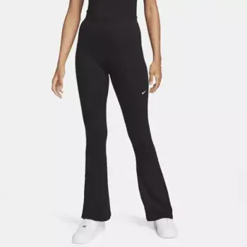 Леггинсы Nike Sportswear Chill Knit, цвет Black/Sail