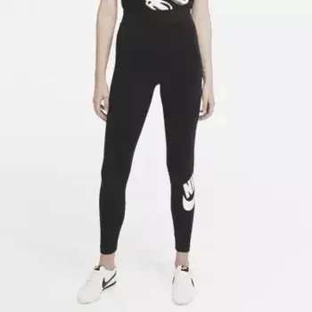 Леггинсы Nike Sportswear Essential, черный/белый